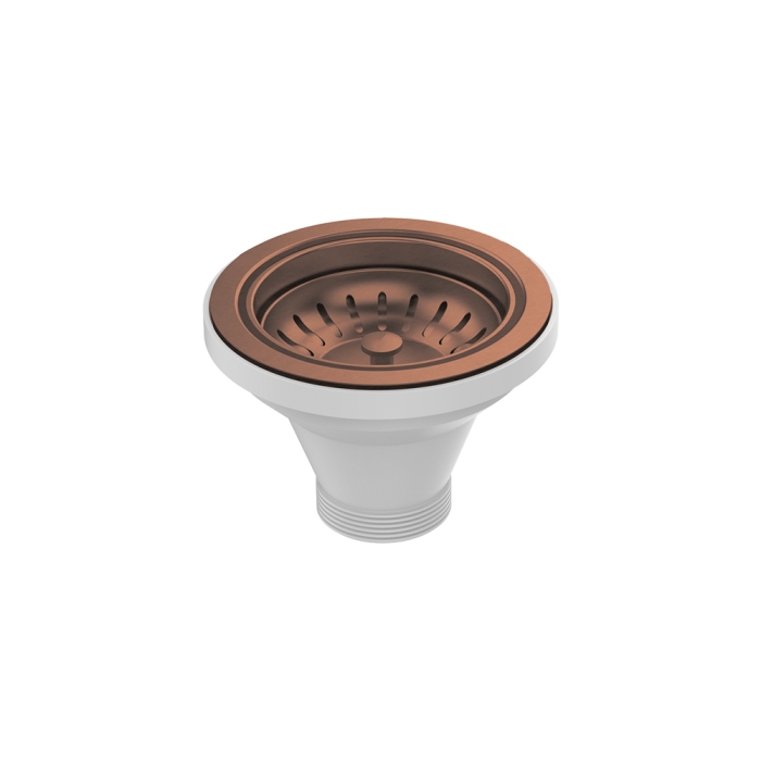 fienza Hana Sink Basket Waste PVD Brushed Copper