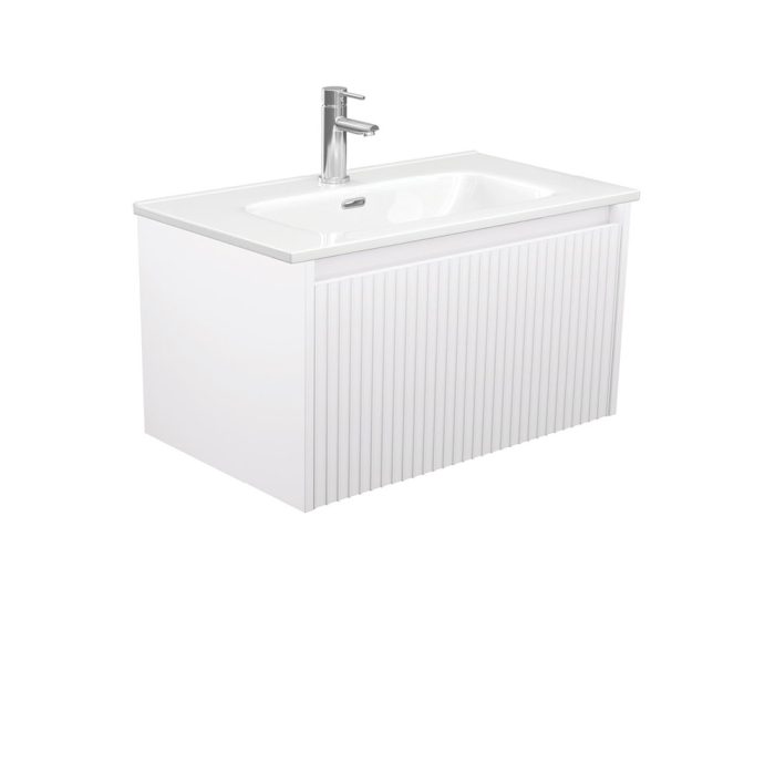 fienza Joli Alina Satin White 750 Wall-Hung Vanity