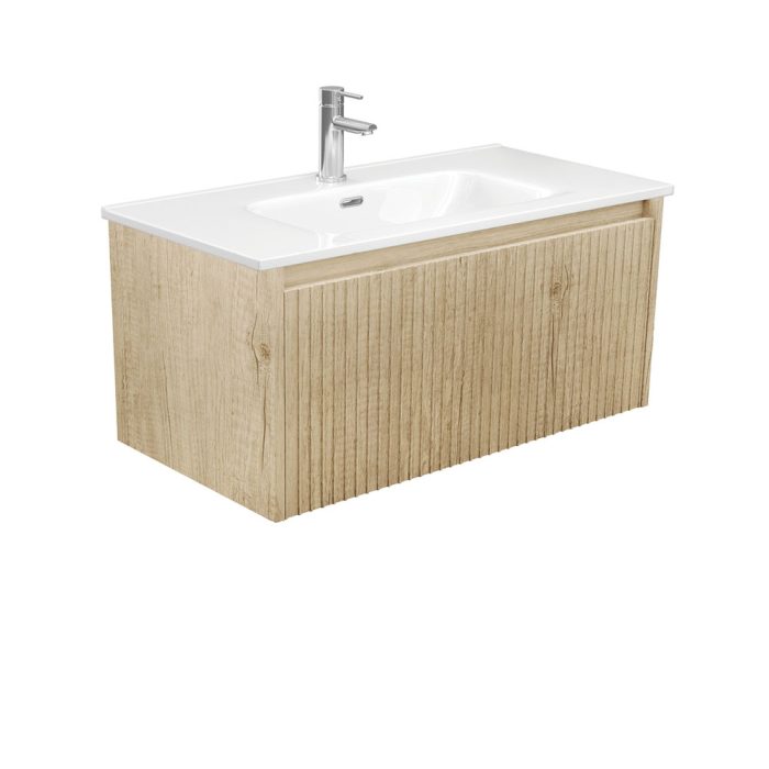 fienza Joli Alina Scandi Oak 900 Wall-Hung Vanity