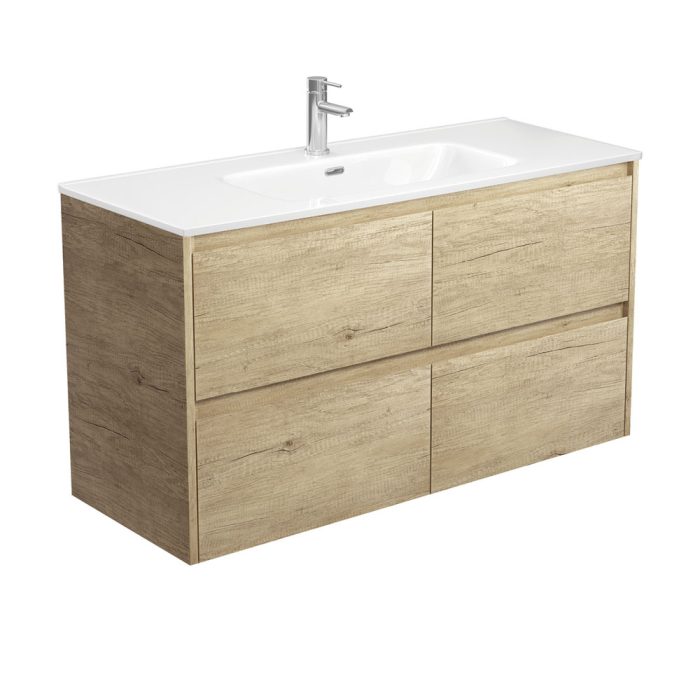 fienza Joli Amato 1200 Scandi Oak Wall-Hung Vanity