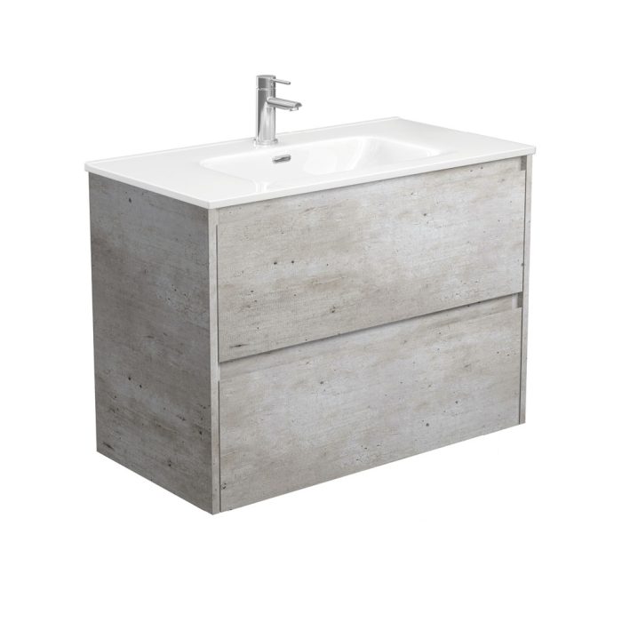 fienza Joli Amato 900 Industrial Wall-Hung Vanity