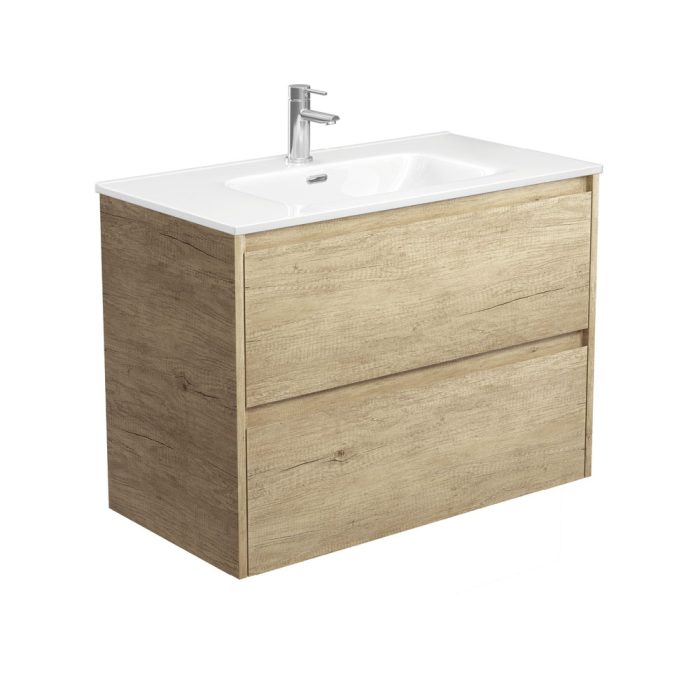 fienza Joli Amato 900 Scandi Oak Wall-Hung Vanity