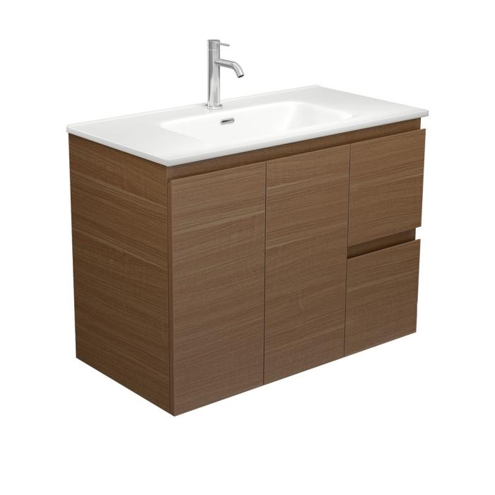 fienza Joli Matte Edge 900 Wall Hung Vanity