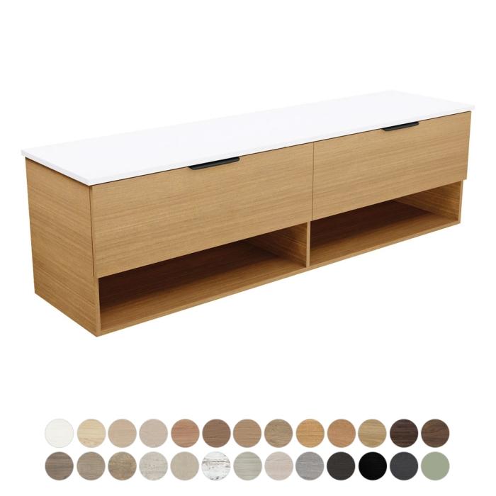 fienza Kassi 1800 Single Bowl Wall Hung Vanity