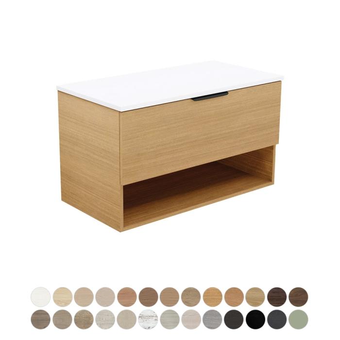 fienza Kassi All Drawer 900 Wall Hung Vanity