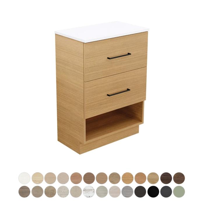 fienza Kassi Ensuite 600 Floor Standing Vanity