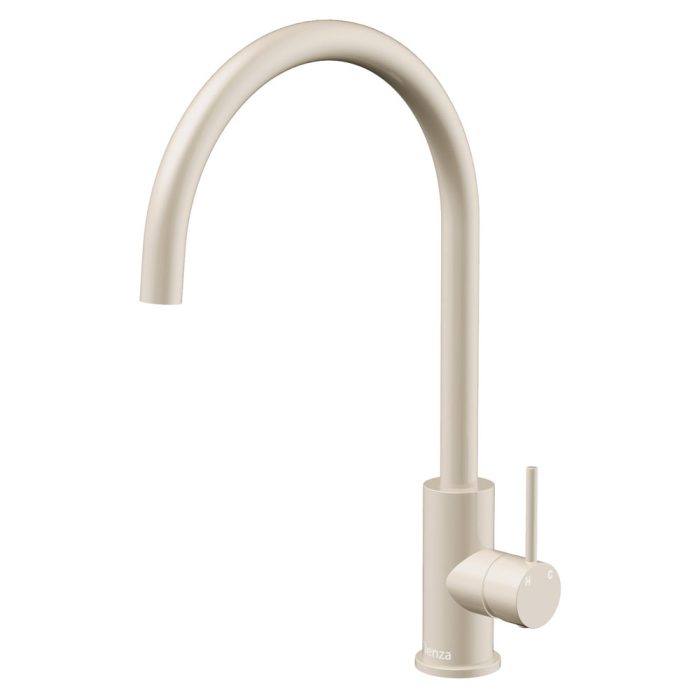 fienza Kaya Ambience Sink Mixer Gloss Warm White