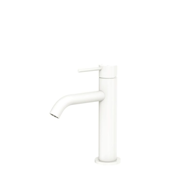 fienza Kaya Basin Mixer Matte White