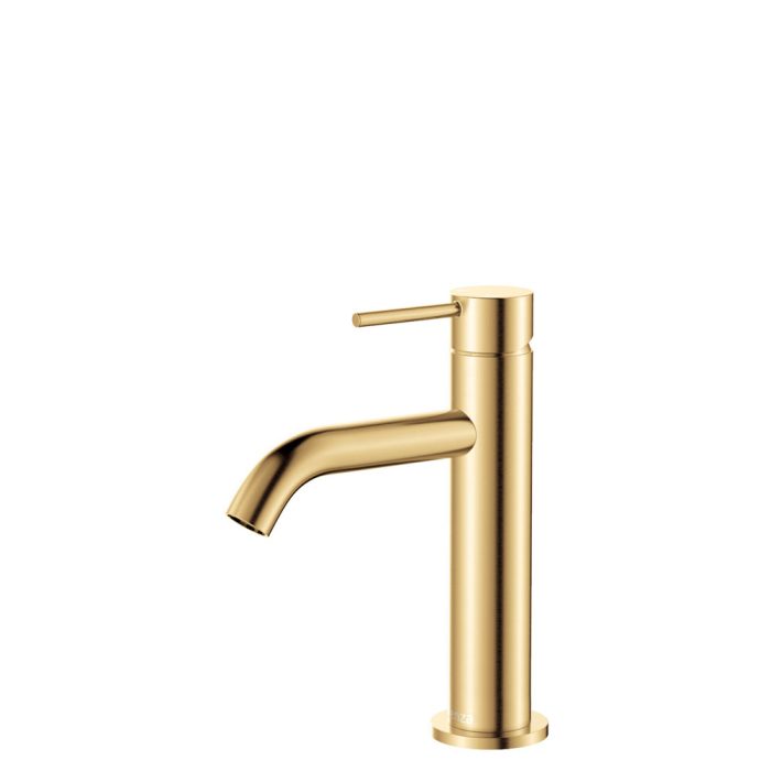 fienza Kaya Basin Mixer Urban Brass