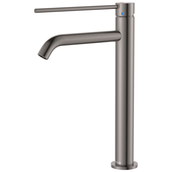 fienza Kaya Care Tall Basin Mixer Gun Metal
