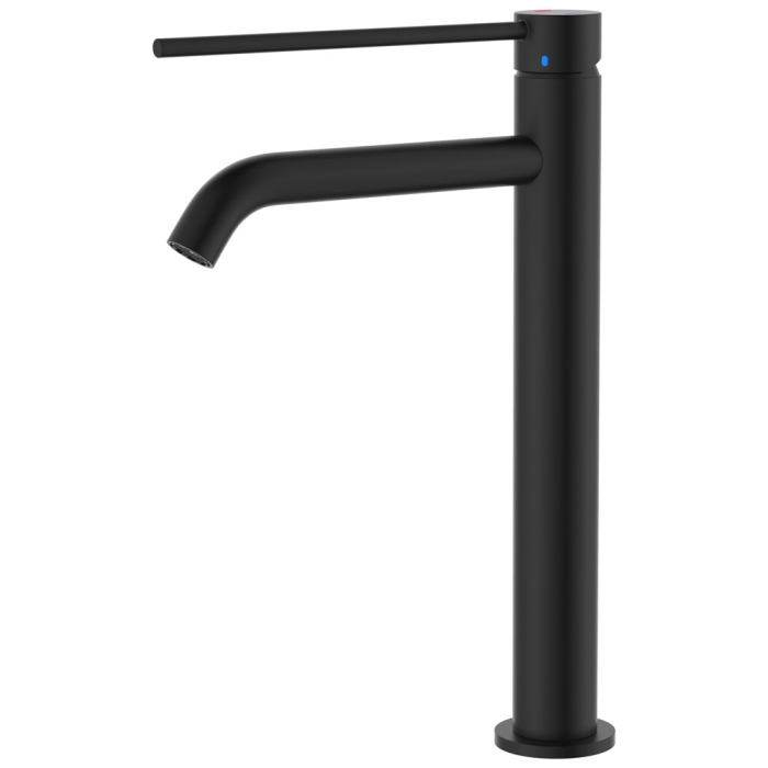 fienza Kaya Care Tall Basin Mixer Matte Black