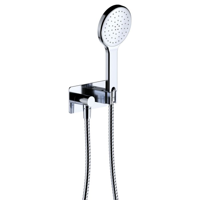 fienza Kaya Hand Shower Rectangular Plate Chrome
