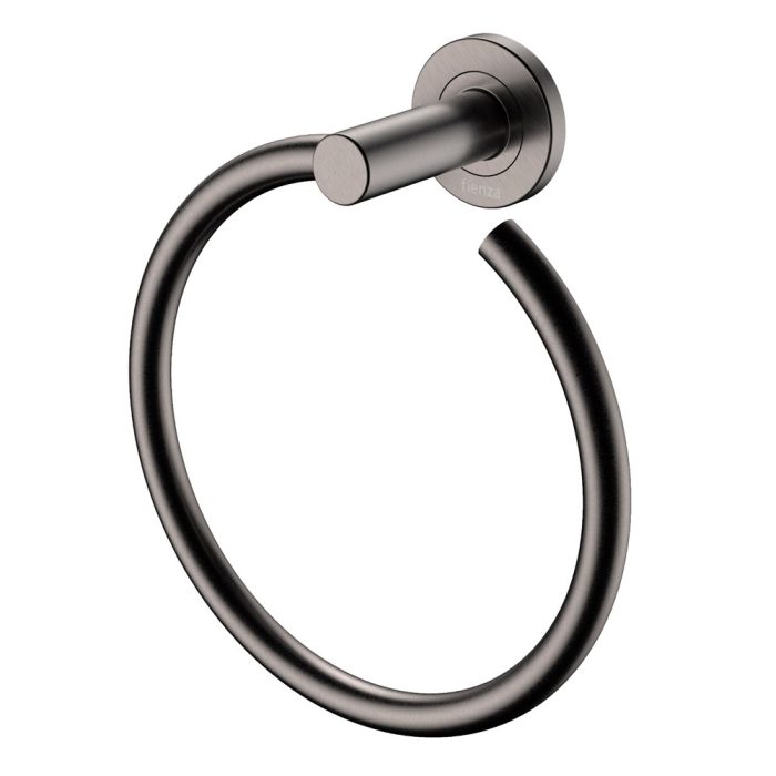 fienza Kaya Hand Towel Ring Gun Metal