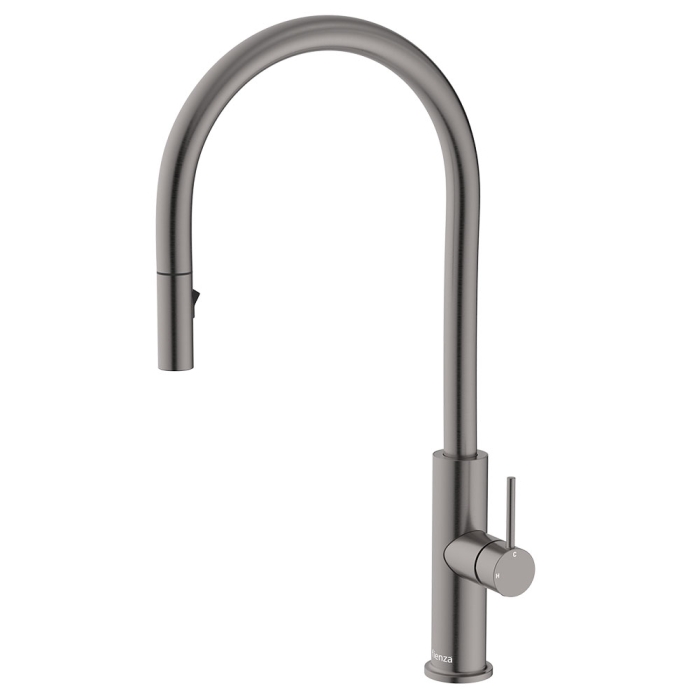 fienza Kaya Pull-Out Sink Mixer Gun Metal