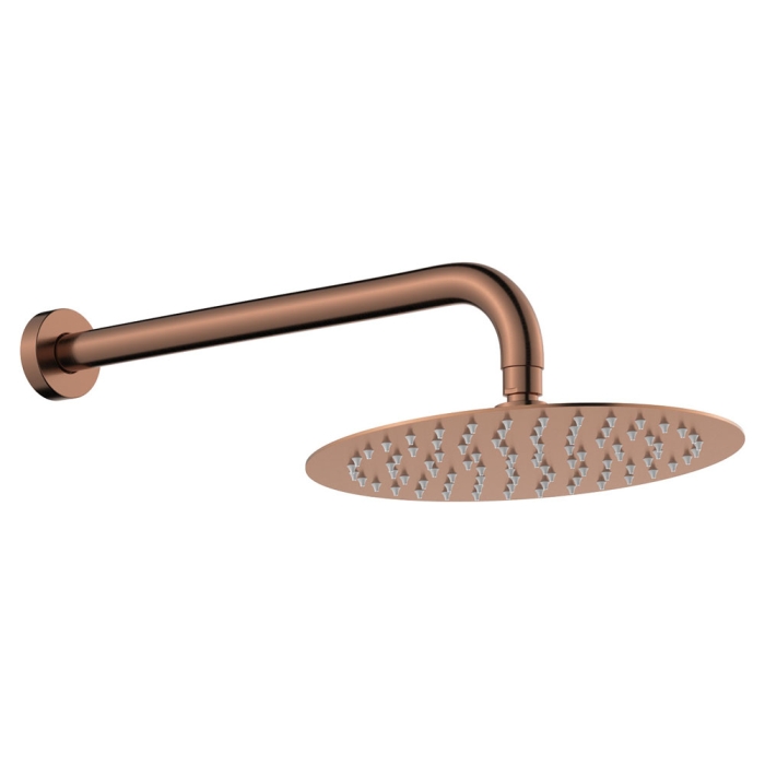 fienza Kaya Shower Arm Set Brushed Copper