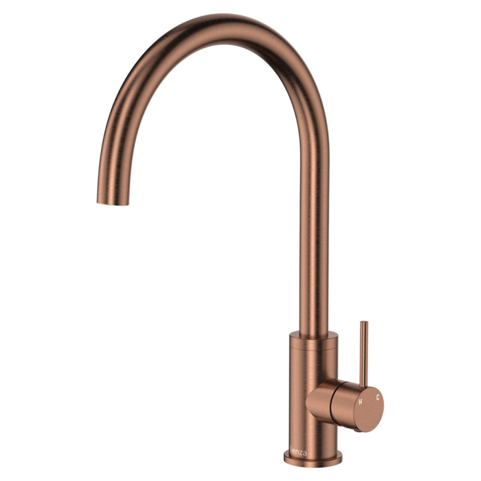 fienza Kaya Sink Mixer Brushed Copper