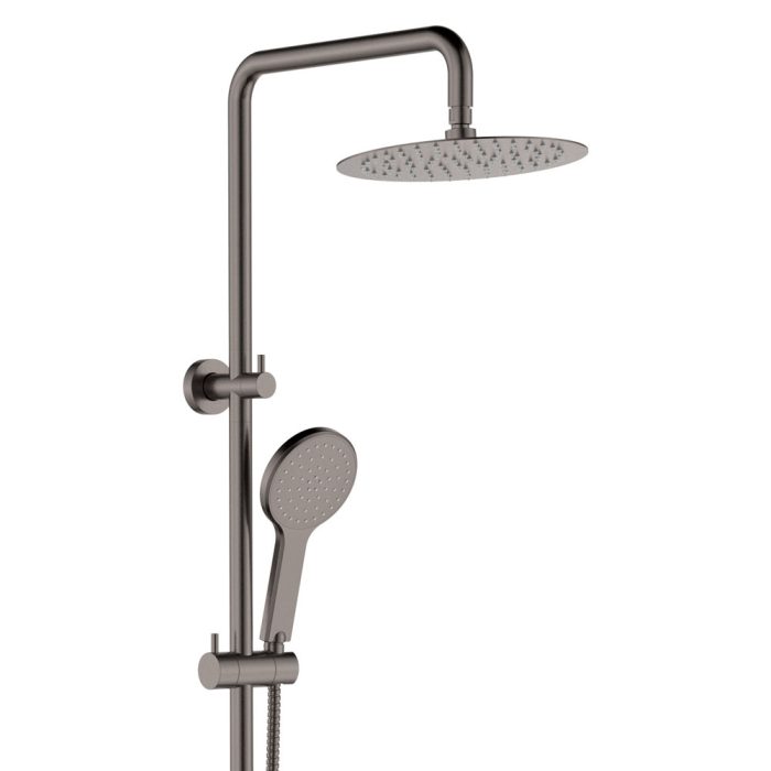 fienza Kaya Twin Shower Gun Metal