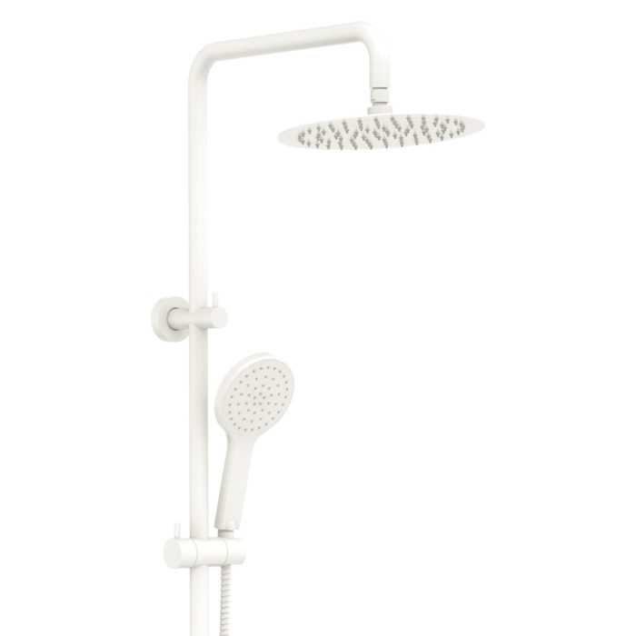 fienza Kaya Twin Shower Matte White