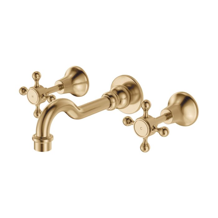 fienza Lillian Basin/Bath Wall Set Urban Brass