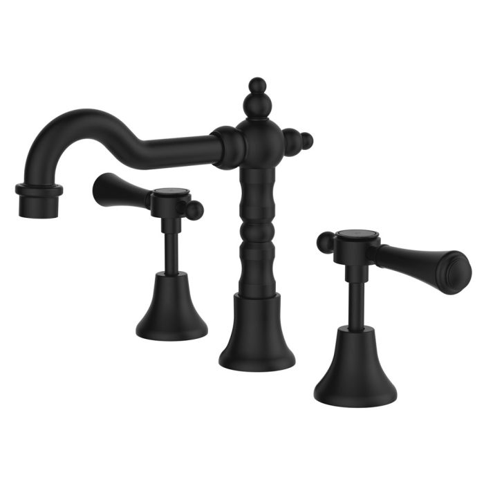fienza Lillian Lever Basin Set Matte Black