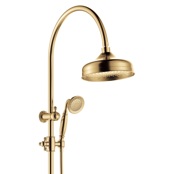 fienza Lillian Twin Shower Urban Brass