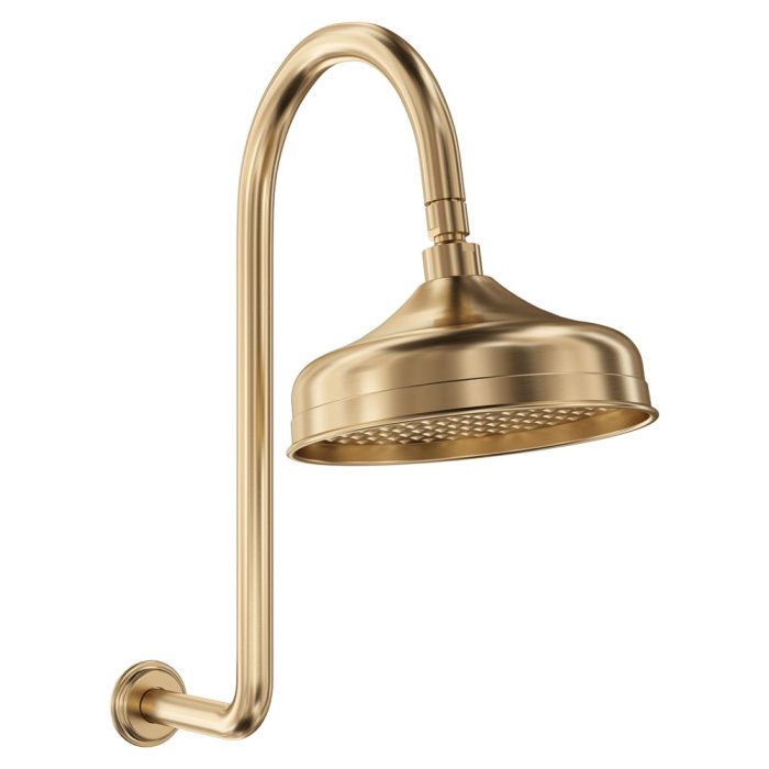 fienza Lillian Wall Arm Shower Set Urban Brass