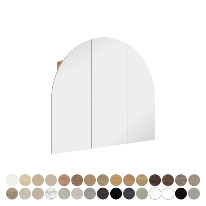 fienza Marlowe Arch Mirror Cabinet 900 x 800mm