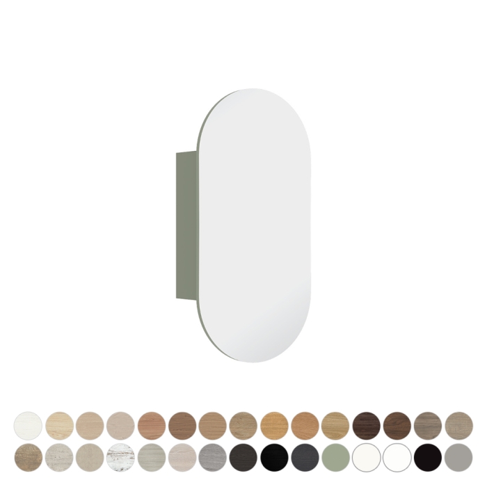 fienza Marlowe Pill Mirror Cabinet 450 x 900mm