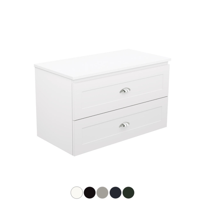 fienza Newport All Drawer 900 Wall Hung Vanity