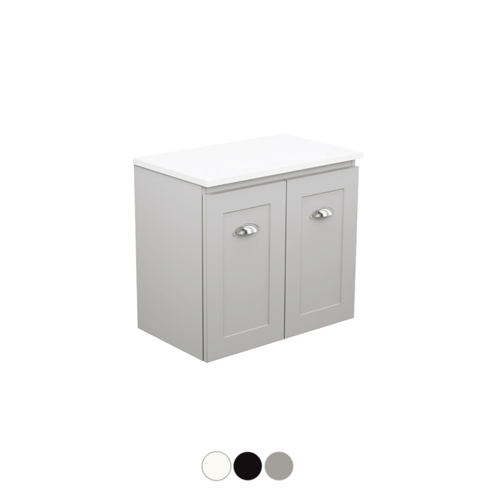 fienza Newport Ensuite Door 600 Wall Hung Vanity