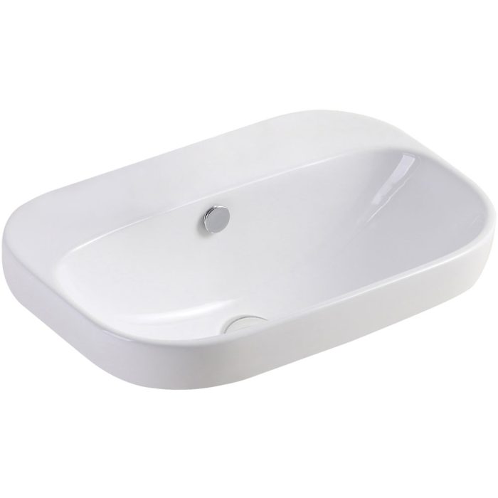 fienza Parisa Semi-Inset Basin No Tap Hole