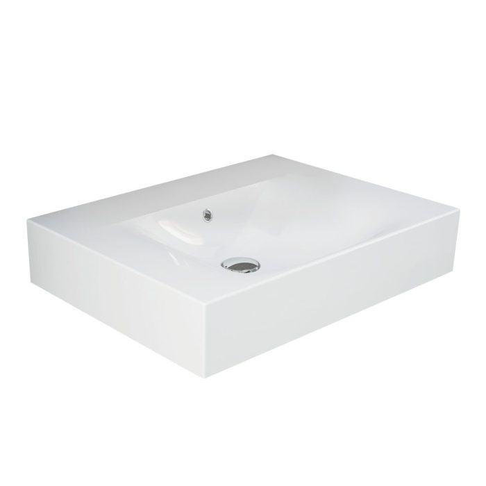 fienza RAK Des 61 Wall Basin No Tap Hole