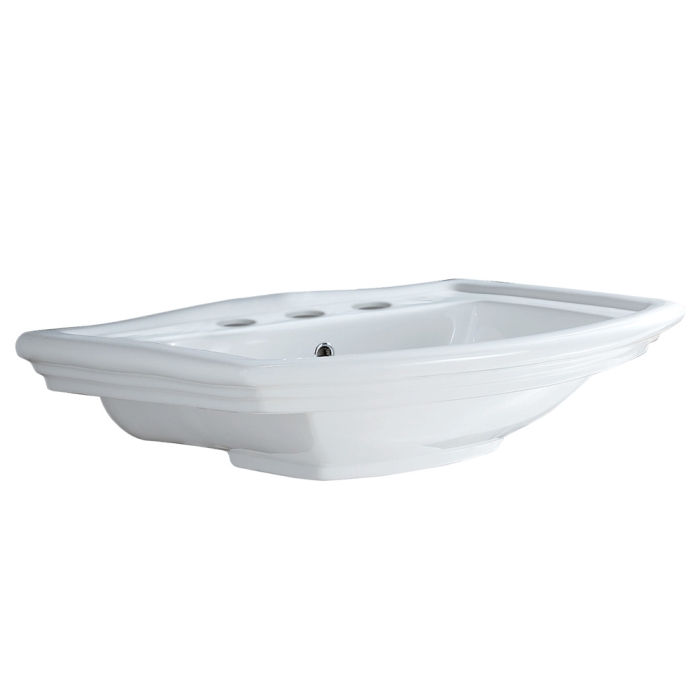 fienza RAK Washington Wall Basin 3 Tap Holes