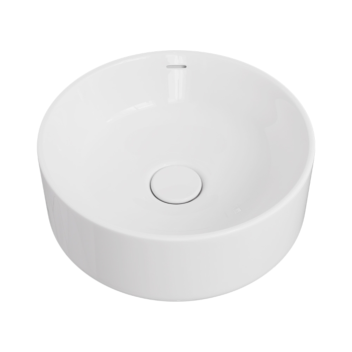 fienza Reba Luxe Above Counter Basin Gloss White
