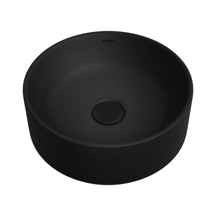 fienza Reba Luxe Above Counter Basin Matte Black