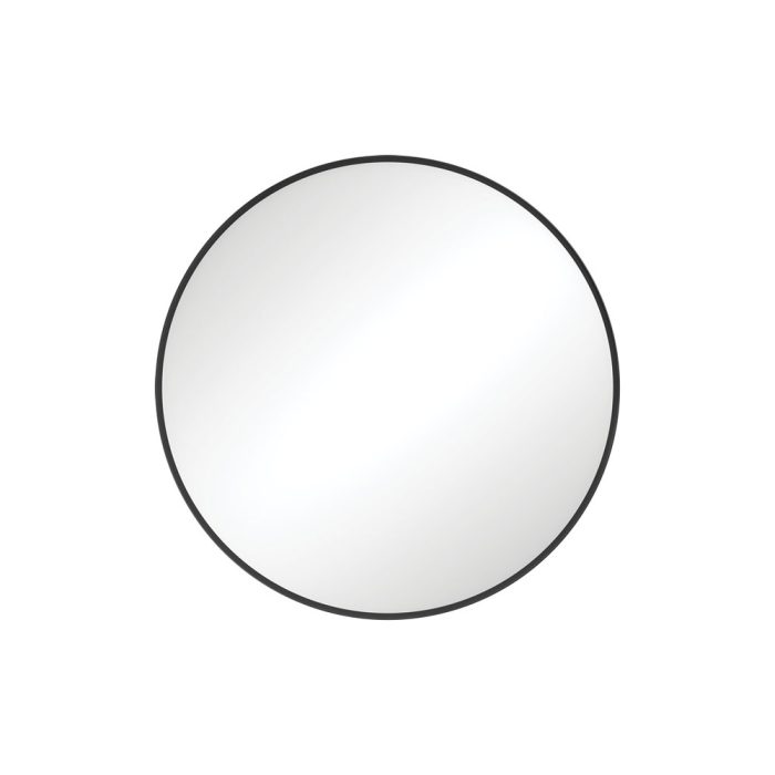fienza Reba Matte Black Framed Mirror 600mm