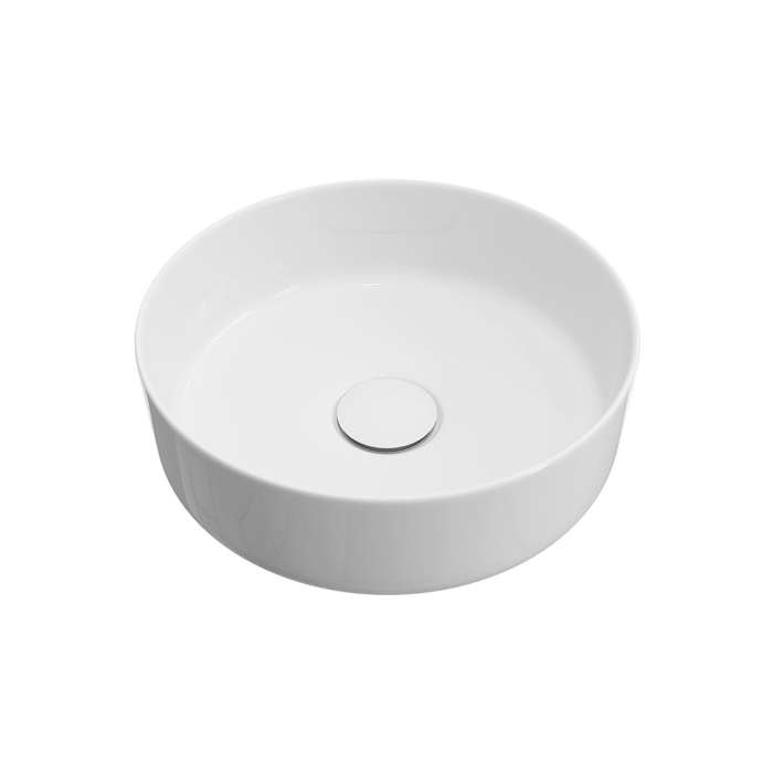 fienza Reba Mini Above Counter Basin Gloss White