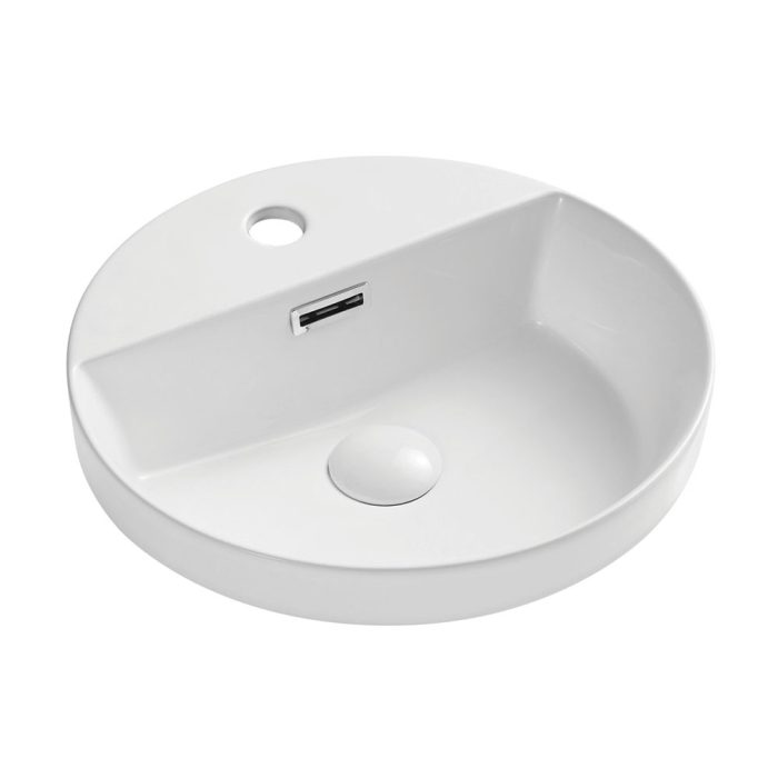 fienza Reba Semi-Inset Basin With Tap Hole