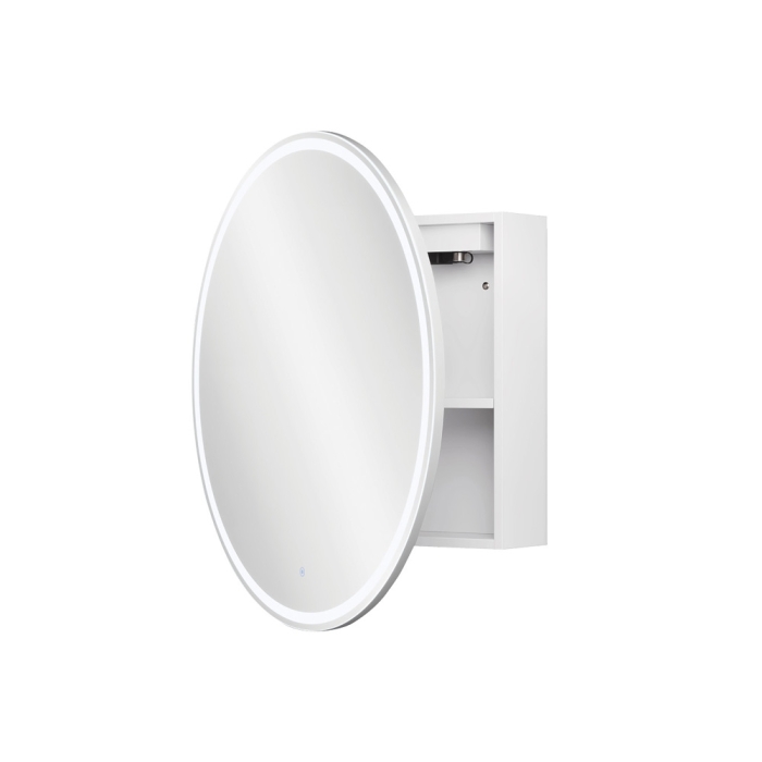 fienza Round LED Mirror Cabinet
