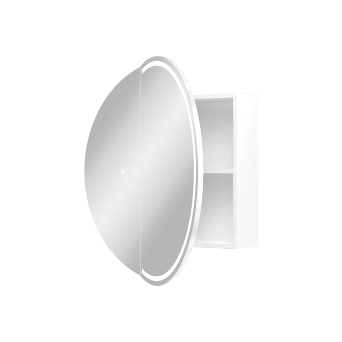 fienza Round Split LED Mirror Cabinet