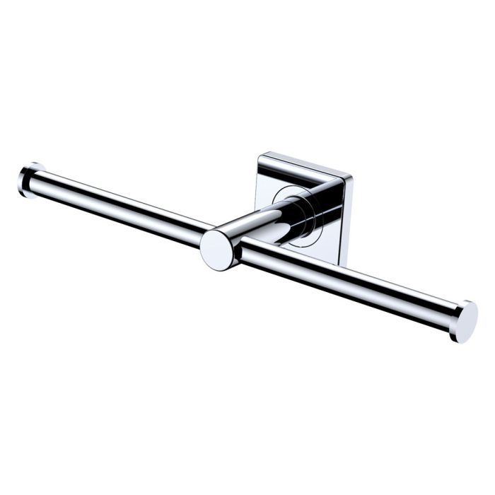 fienza Sansa Double Toilet Roll Holder Chrome