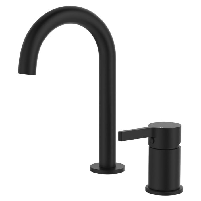 fienza Sansa Hob Mixer Set Matte Black