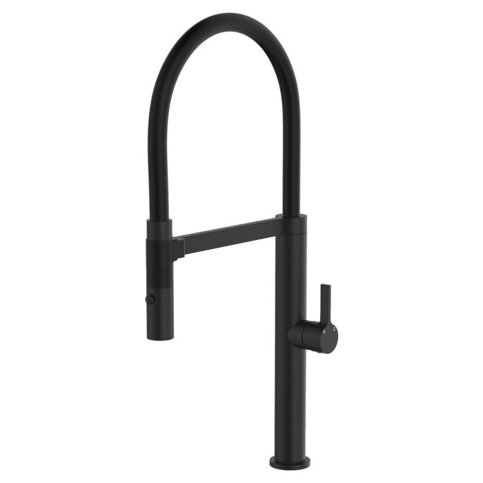fienza Sansa Pull Down Sink Mixer Matte Black
