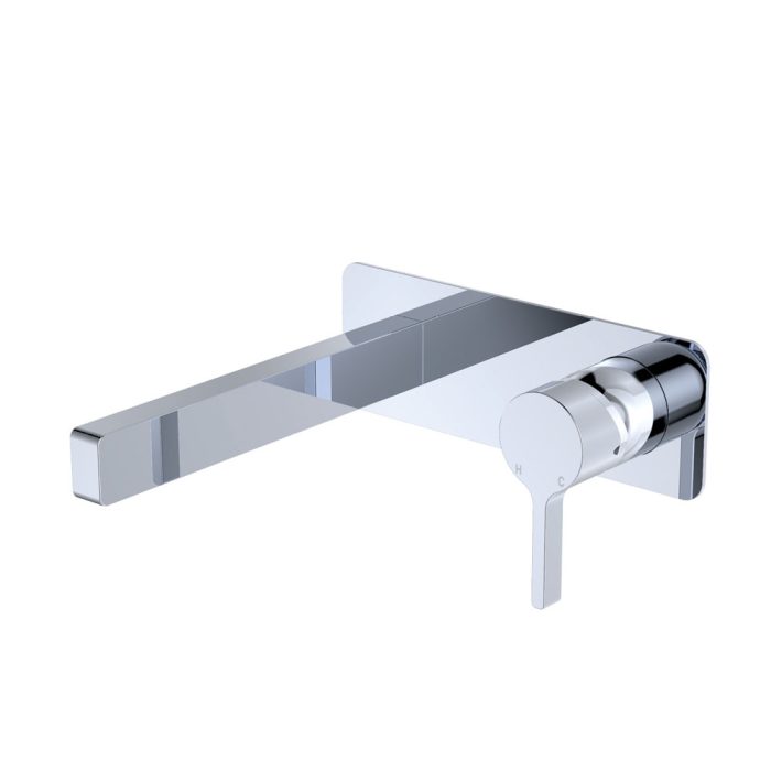fienza Sansa Wall Bath Mixer Set Chrome