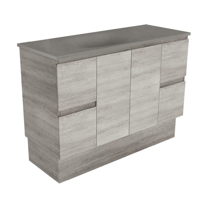 fienza Satori Edge 1200 Industrial Vanity On Kick