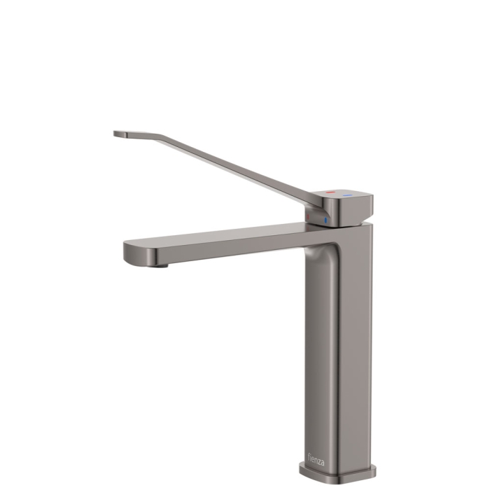 fienza Tono Care Medium Basin Mixer Gun Metal