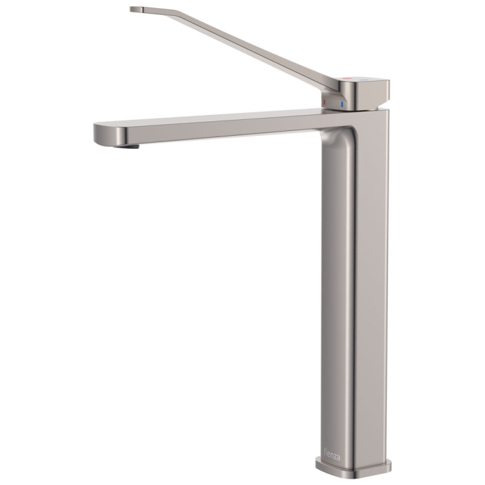 fienza Tono Care Tall Basin Mixer Brushed Nickel
