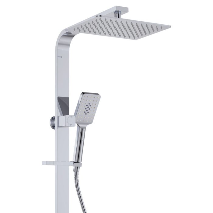 fienza Tono Deluxe Twin Shower Chrome