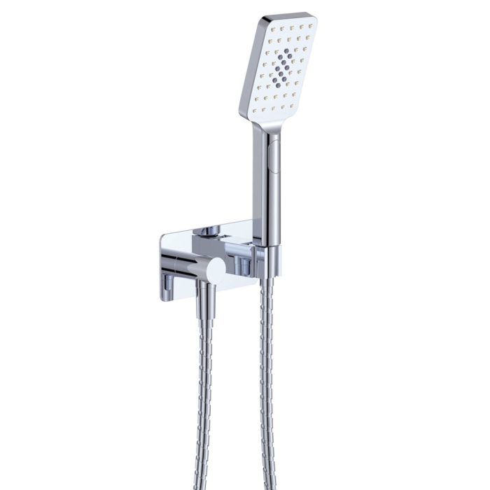fienza Tono Hand Shower Rectangular Plate Chrome