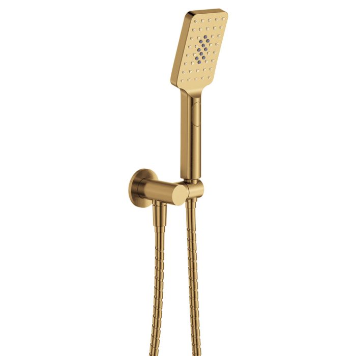 fienza Tono Hand Shower Round Plate Urban Brass